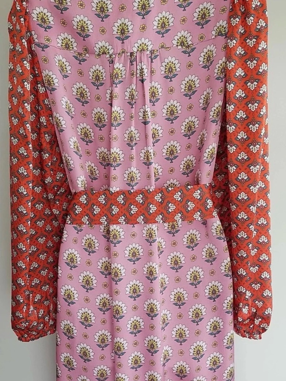 Boden Pink and Red Floral Maxi Dress NWT Size 4 - Picture 3 of 10